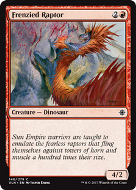 Frenzied Raptor - XLN - C 