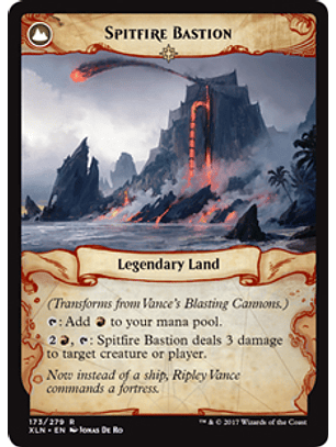 Vance's Blasting Cannons /  Spitfire Bastion - XLN