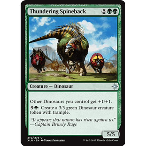 Thundering Spineback - XLN