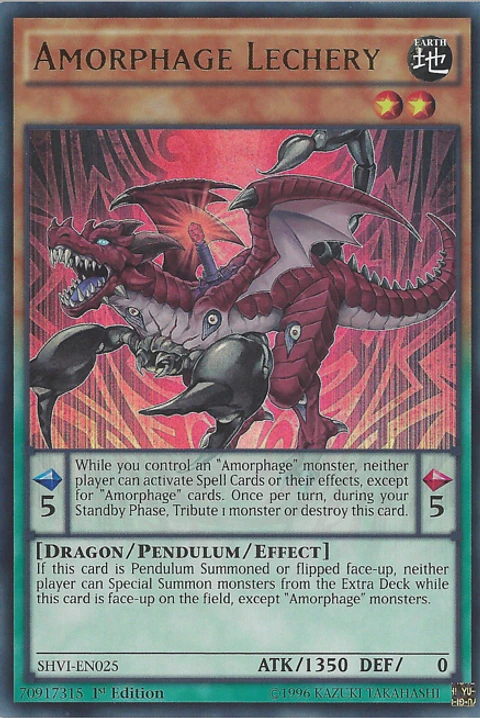 Amorphage Lechery - SHVI-EN025 - Ultra Rare 