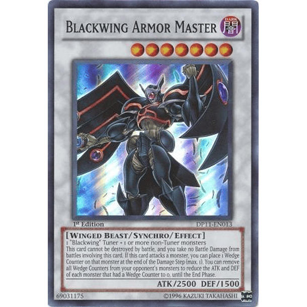 Blackwing Armor Master - DP11-EN013 - Super Rare