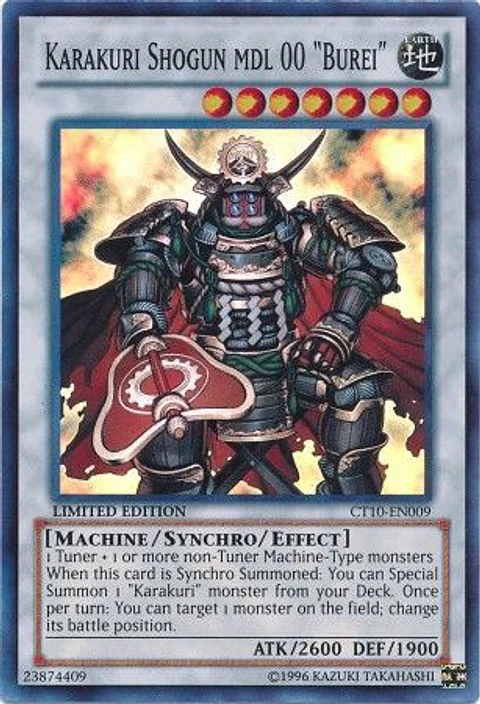 Karakuri Shogun mdl 00 "Burei" - CT10-EN009 - Super Rare