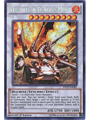 Vermillion Dragon Mech - INOV-EN081 - Secret Rare 