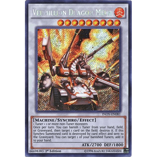 Vermillion Dragon Mech - INOV-EN081 - Secret Rare 