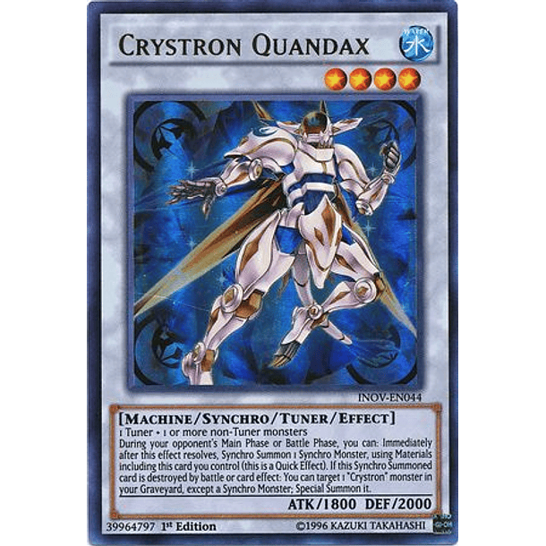 Crystron Quandax - INOV-EN044 - Ultra Rare