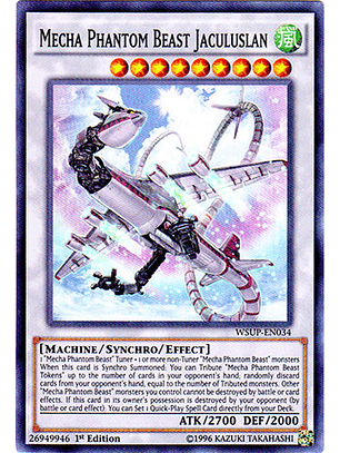 Mecha Phantom Beast Jaculuslan - WSUP-EN034 - Super Rare 
