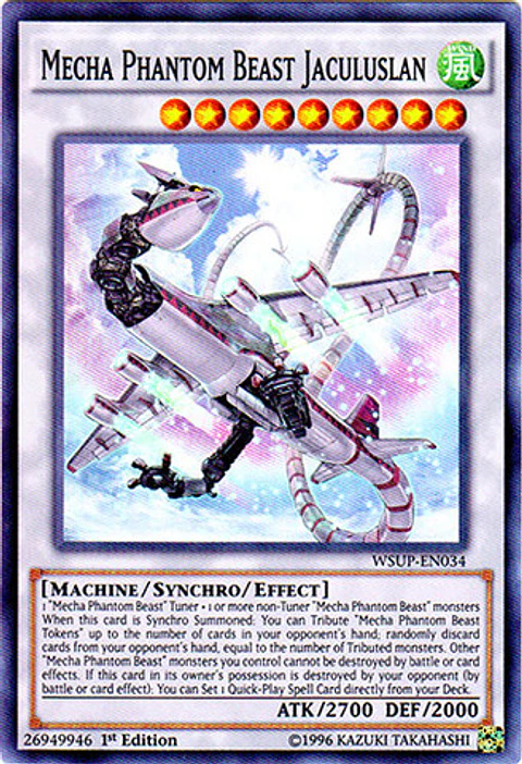Mecha Phantom Beast Jaculuslan - WSUP-EN034 - Super Rare 
