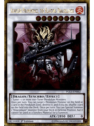 Ignister Prominence, the Blasting Dracoslayer - PGL3-EN062 - Gold Rare