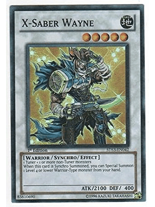X-Saber Wayne - 5DS3-EN042 - Super Rare