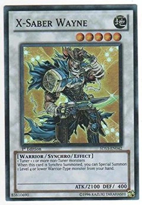 X-Saber Wayne - 5DS3-EN042 - Super Rare