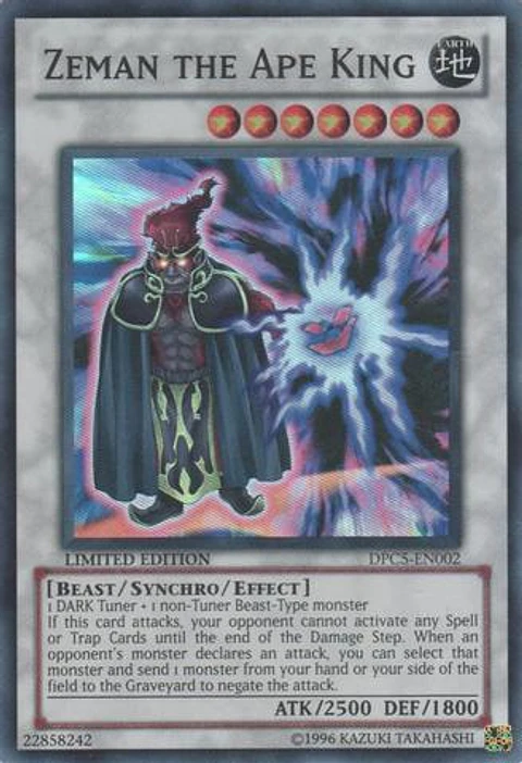 Zeman the Ape King - DPC5-EN002 - Super Rare