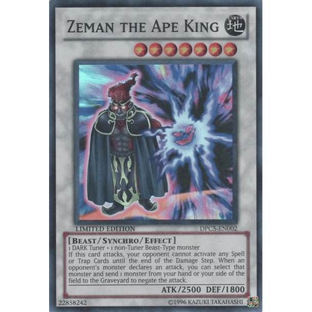 Zeman the Ape King - DPC5-EN002 - Super Rare