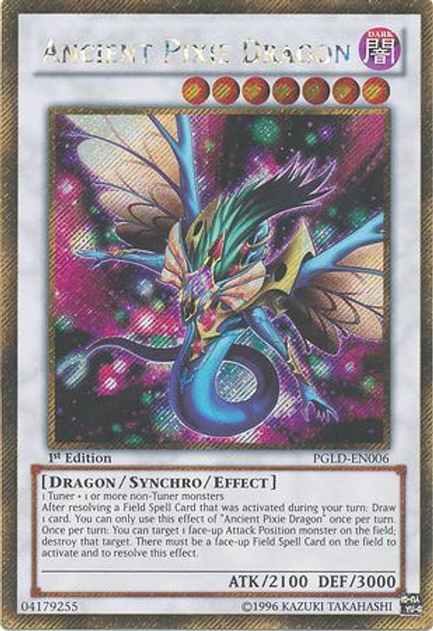 Ancient Pixie Dragon - PGLD-EN006 - Gold Secret Rare