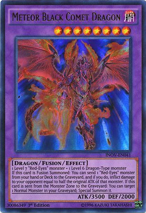 Meteor Black Comet Dragon - INOV-EN041 - Ultra Rare