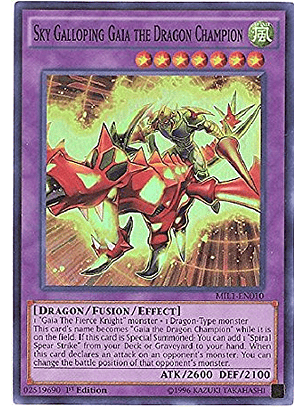 Sky Galloping Gaia the Dragon Champion - MIL1-EN010 - Super Rare