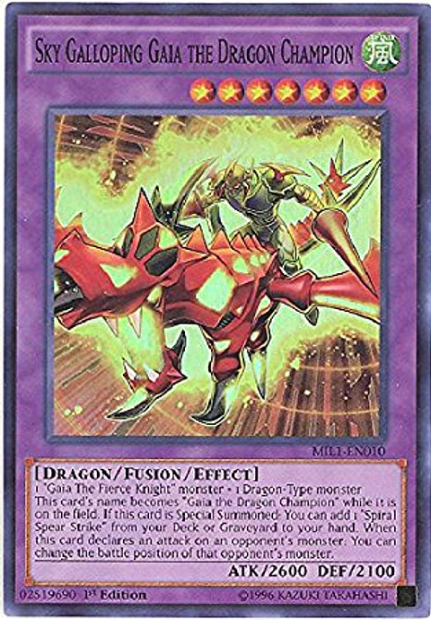 Sky Galloping Gaia the Dragon Champion - MIL1-EN010 - Super Rare