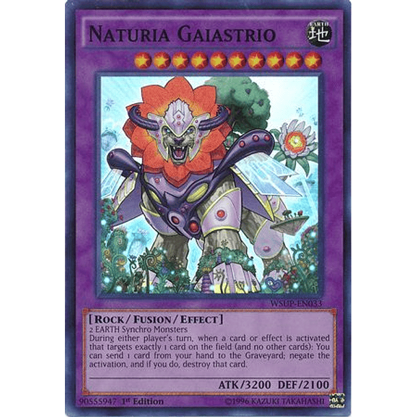Naturia Gaiastrio - WSUP-EN033 - Super Rare 