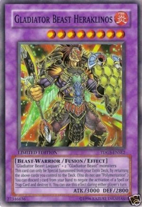 Gladiator Beast Heraklinos - TDGS-ENSE2 - Super Rare