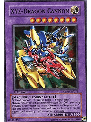 XYZ-Dragon Cannon - DPKB-EN025 - Super Rare 