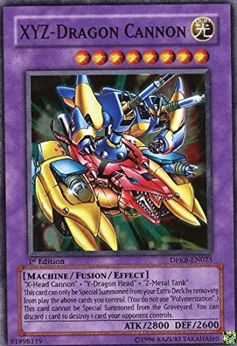 XYZ-Dragon Cannon - DPKB-EN025 - Super Rare 