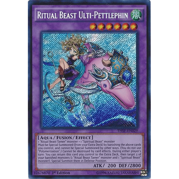 Ritual Beast Ulti-Pettlephin - THSF-EN029 - Secret Rare
