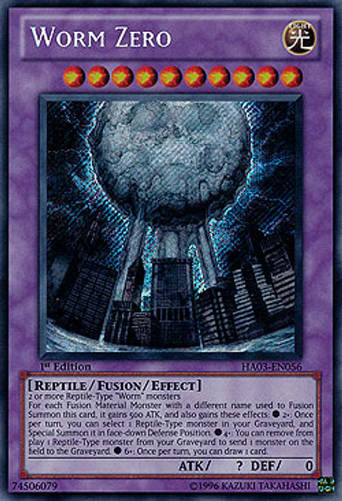 Worm Zero - HA03-EN056 - Secret Rare