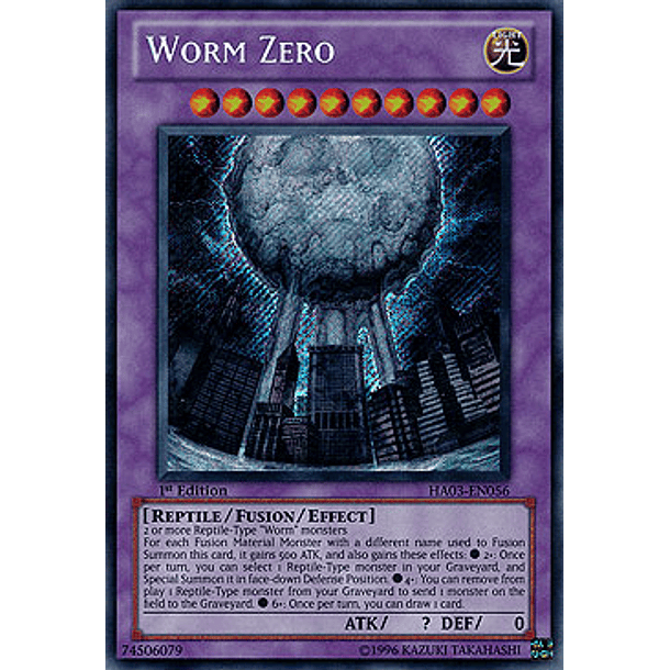 Worm Zero - HA03-EN056 - Secret Rare