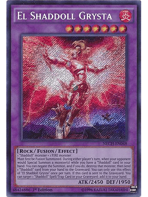 El Shaddoll Grysta - NECH-EN048 - Secret Rare