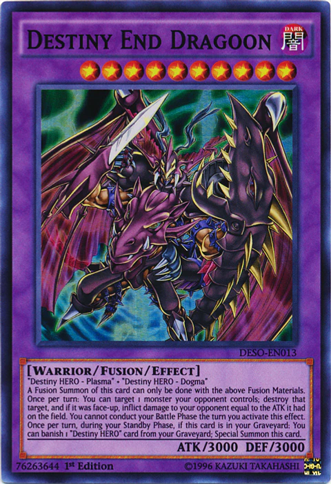 Destiny End Dragoon - DESO-EN013 - Super Rare