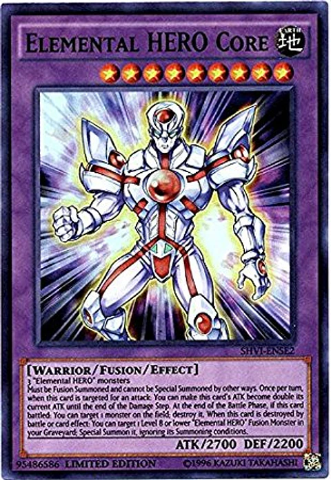 Elemental Hero Core - SHVI-ENSE2 - Super Rare Limited Edition