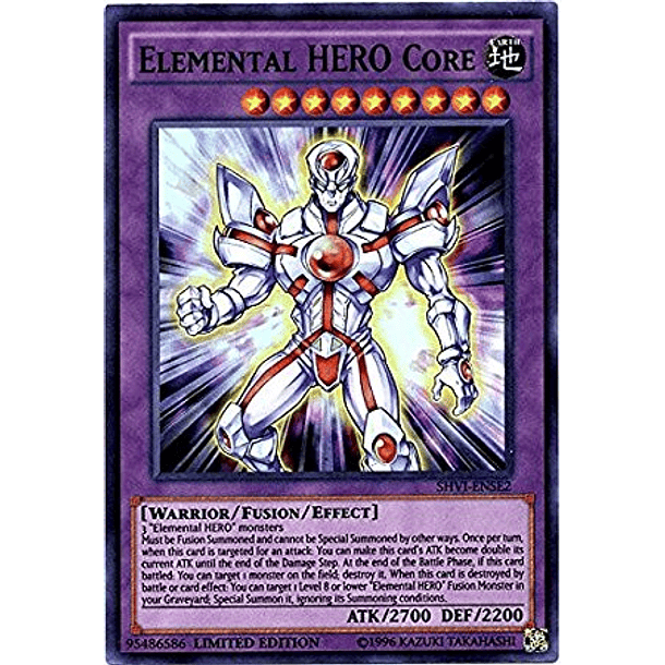 Elemental Hero Core - SHVI-ENSE2 - Super Rare Limited Edition