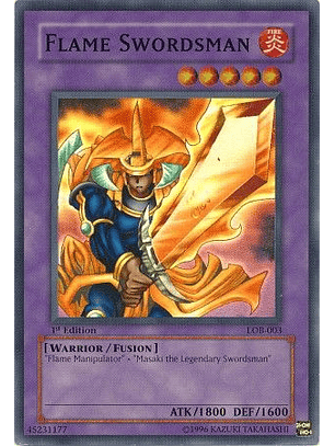 Flame Swordsman - LOB-003 - Super Rare