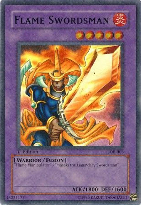 Flame Swordsman - LOB-003 - Super Rare