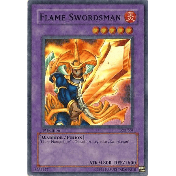 Flame Swordsman - LOB-003 - Super Rare