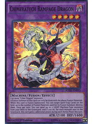 Chimeratech Rampage Dragon - BOSH-EN093 - Super Rare