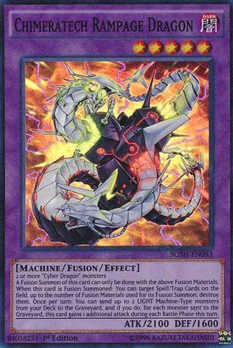 Chimeratech Rampage Dragon - BOSH-EN093 - Super Rare