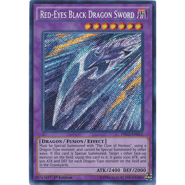 Red-Eyes Black Dragon Sword - DRL2-EN012 - Secret Rare