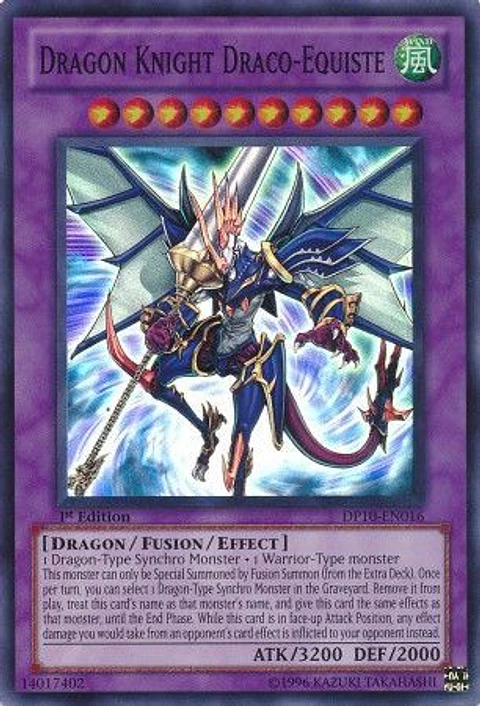 Dragon Knight Draco-Equiste - DP10-EN016 - Super Rare