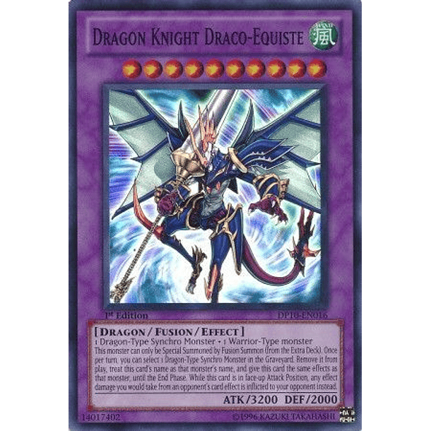 Dragon Knight Draco-Equiste - DP10-EN016 - Super Rare