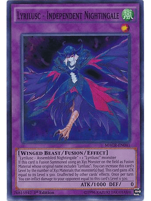 Lyrilusc - Independent Nightingale - MACR-EN041 - Super Rare 