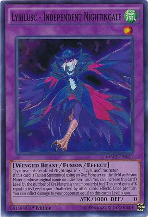 Lyrilusc - Independent Nightingale - MACR-EN041 - Super Rare 