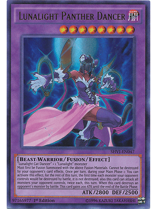 Lunalight Panther Dancer - SHVI-EN047 - Ultra Rare 