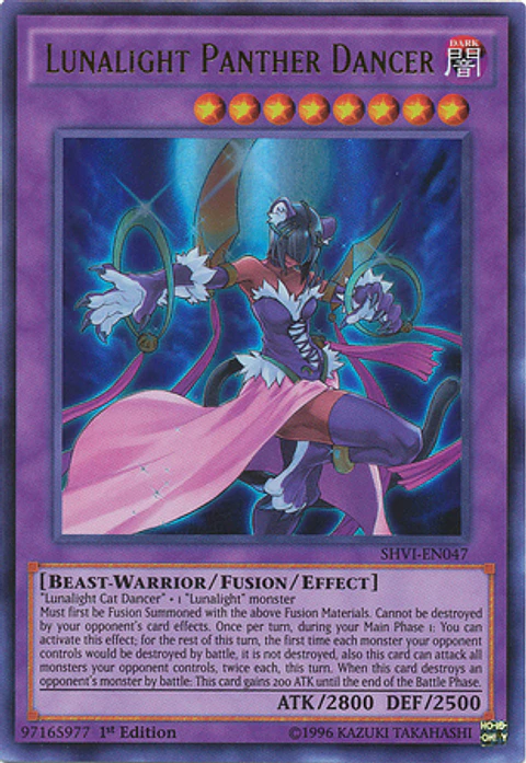 Lunalight Panther Dancer - SHVI-EN047 - Ultra Rare 