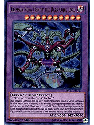 Crimson Nova Trinity the Dark Cubic Lord - MVP1-EN040 - Ultra Rare