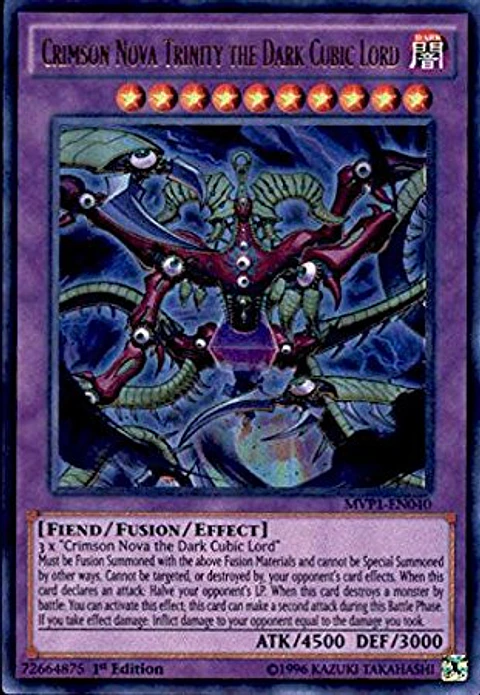 Crimson Nova Trinity the Dark Cubic Lord - MVP1-EN040 - Ultra Rare