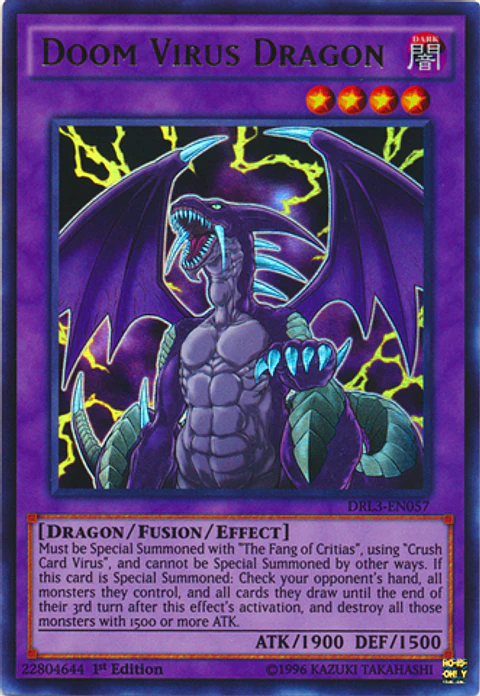 Doom Virus Dragon - DRL3-EN057 - Ultra Rare