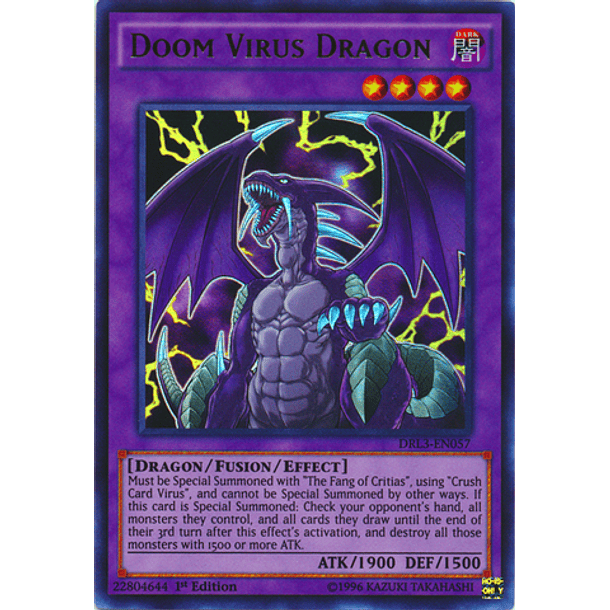 Doom Virus Dragon - DRL3-EN057 - Ultra Rare