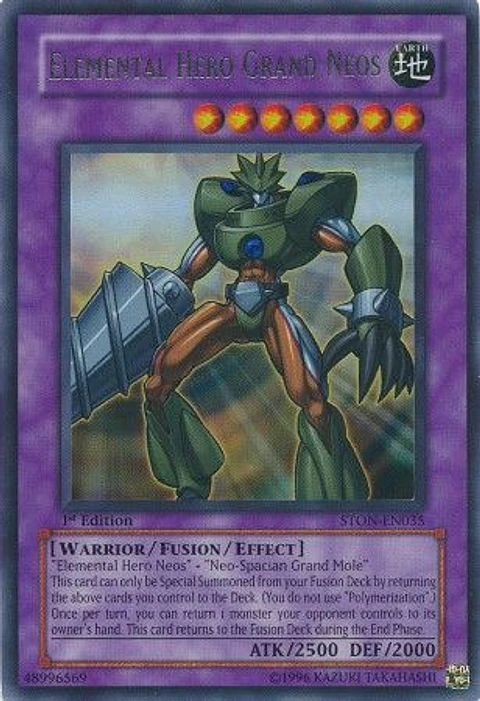 Elemental Hero Grand Neos - STON-EN035 - Ultra Rare