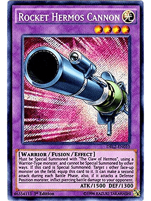 Rocket Hermos Cannon - DRL2-EN010 - Secret Rare