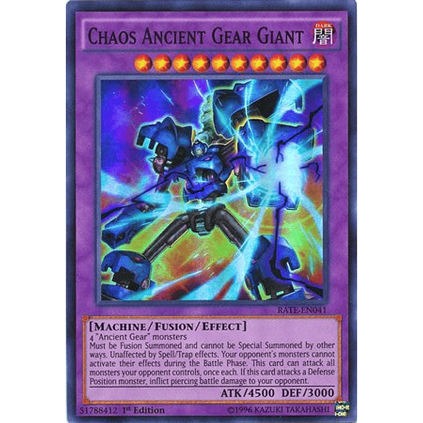 Chaos Ancient Gear Giant - RATE-EN041 - Super Rare 